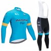 Completo Maglia ML + Pantaloncino con bretelle ML 2020 Astana Pro Team N001